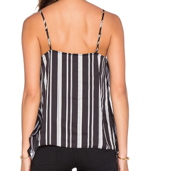 BCBGeneration Striped Ruffle Tank - Picture 2 of 3